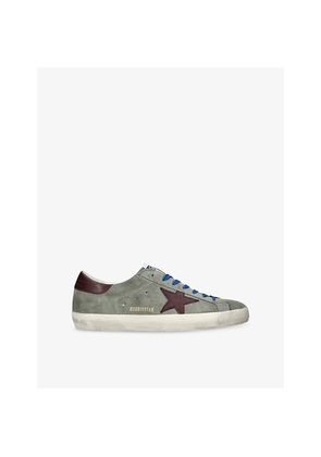 Mens Golden Goose Super-Star Suede Trainers