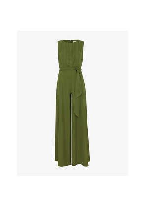 Womens Phase Eight Janine Wide-Leg Woven Jumpsuit