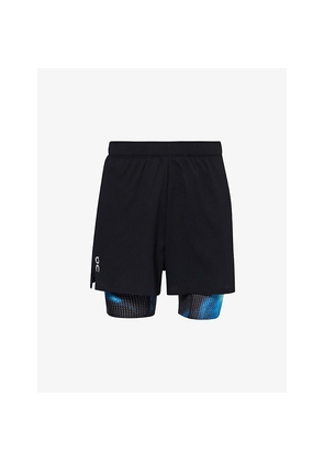 Mens On Pace 2 In 1 Stretch-Woven Shorts