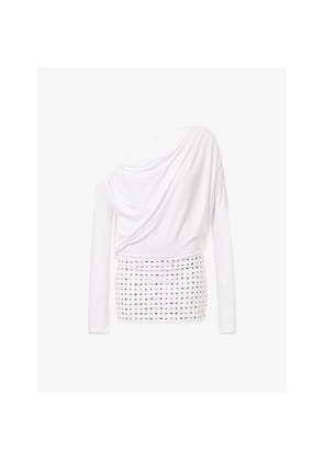 Womens Jaded London Arina Studded Jersey Mini Dress