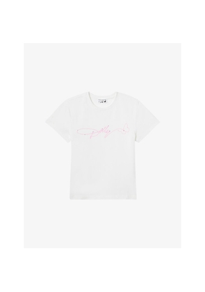 Womens Good American x Dolly's Joleans By Dolly Parton Signature Baby Super Stretch-Cotton T-Shirt