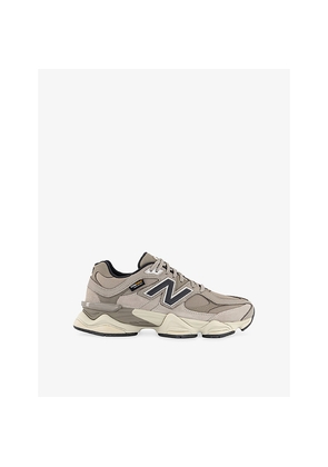 Mens New Balance 9060 Suede and Mesh Low-Top Trainers