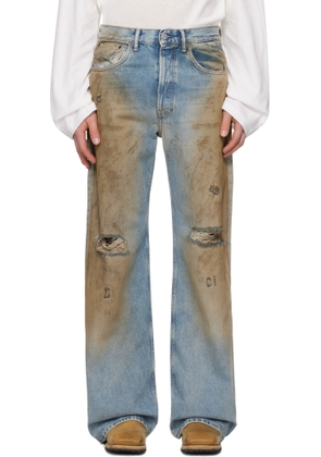 Acne Studios Blue Loose Fit 2021M Jeans
