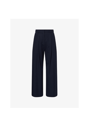 Womens Max Mara Siri Wide-Leg Wool Trousers