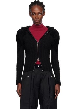 Kiko Kostadinov Black Quimby Fitted Hoodie