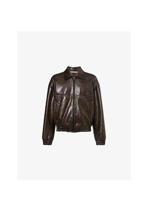 Mens Acne Studios Lavia Leather Jacket