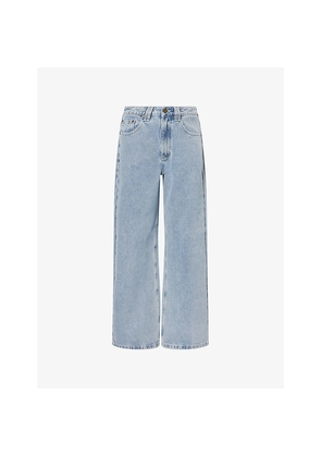 Womens Dissh Reagan Wide-Leg Denim Jeans