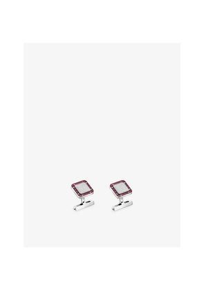 Mens Santos De Cartier Sterling-Silver Cufflinks