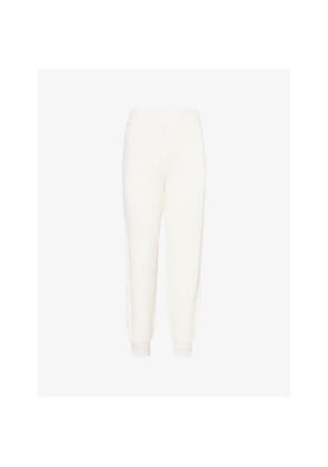 Womens Perfect Moment Crystal Knitted Merino-Wool Jogging Bottoms