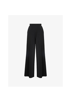 Womens We Are Tala Softsmart Wide-Leg Stretch-Woven Jogging Bottoms