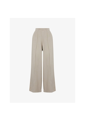 Womens We Are Tala Softsmart Wide-Leg Stretch-Woven Jogging Bottoms
