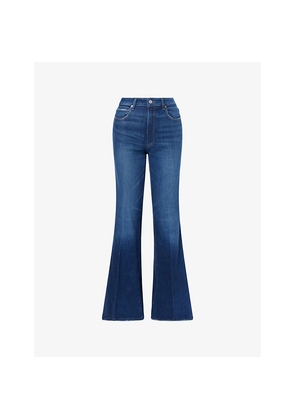 Womens Paige Marlow Flared Stretch-Denim Jeans