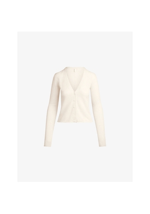 Womens Skims Featherweight V-Neck Cashmere Cardigan