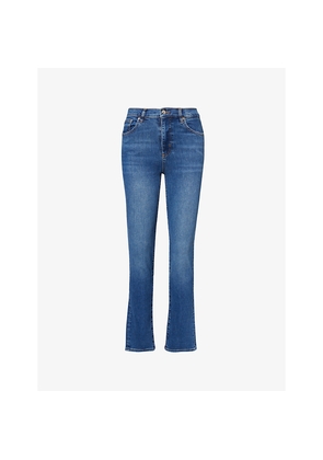 Womens Frame The Pencil Slim-Leg Stretch-Denim Blend Jeans