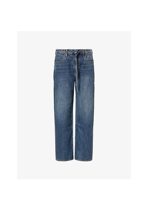 Womens Rag & Bone Phoebe Wide-Leg Denim Jeans
