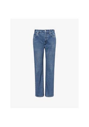 Womens Rag & Bone Miramar Straight-Leg Cotton Trousers