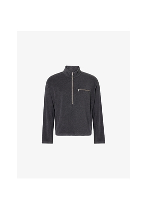 Mens Mki Miyuki-Zoku Towelling High-Neck Cotton-Blend Sweatshirt