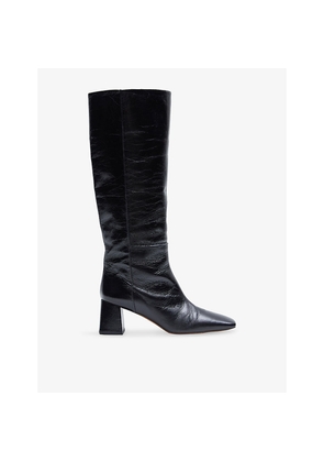 Womens Joseph Leather Heeled Knee-High Boots