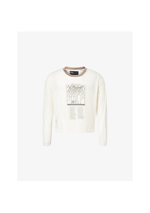 Mens Paly Hollywood Heavens Gate Graphic-Print Cotton-Blend T-Shirt