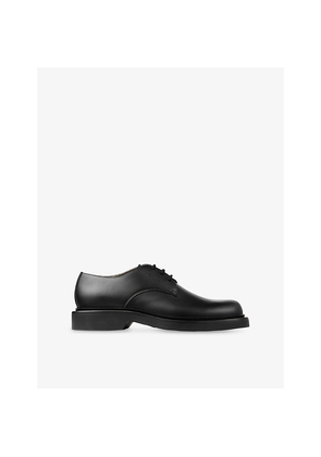 Womens Jimmy Choo Rowan Derby Leather Shoes