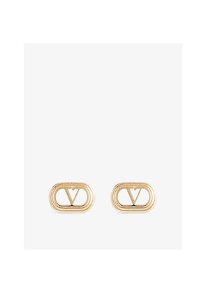 Womens Valentino Garavani Ovalette Metal Stud Earrings