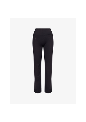 Womens On Studio Flare Stretch-Woven Trousers