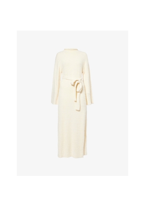 Womens Pretty Lavish Andie Brushed-Knit Midi Dress