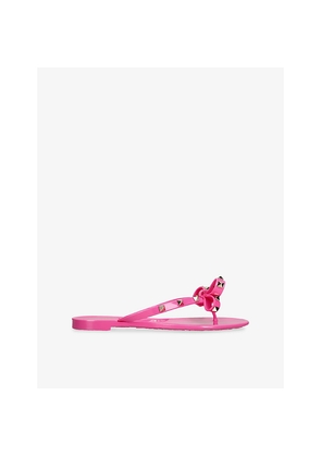 Womens Valentino Garavani Rockstud Rubber Sandals