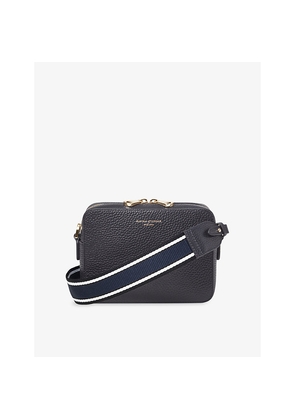 Womens Aspinal Of London Camera Leather Cross-Body Bag