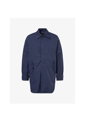 Mens PS by Paul Smith Pointed-Collar Fleece-Lined Shell Trench Coat