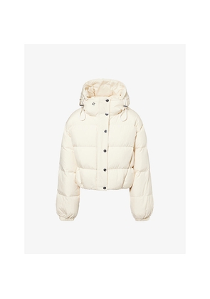 Womens Perfect Moment Cropped Puffer Down Jacket