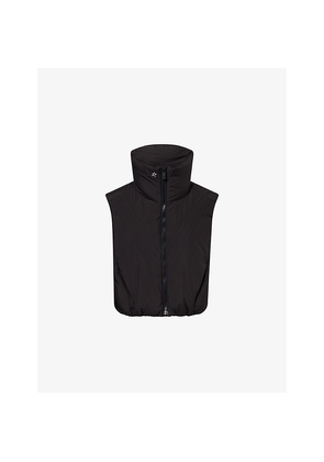 Womens Perfect Moment Chevron Padded Shell-Down Gilet