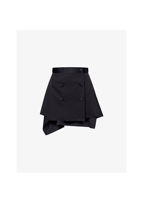 Womens Vivienne Westwood Marta Kilt Wool Mini Skirt