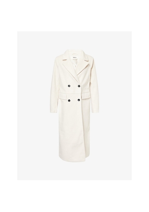 Womens 4th & Reckless Melia Double-Breasted Woven Coat