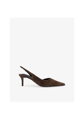 Womens Tony Bianco Darcy Suede Slingbacks