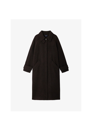 Womens Soeur Berlin Checked Wool Coat