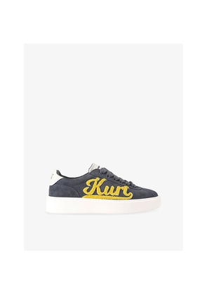 Mens Kurt Geiger London Albion Retro Suede Trainers