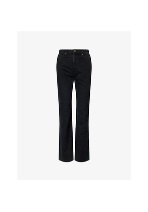 Womens Khaite Danielle Straight-Leg Denim Jeans