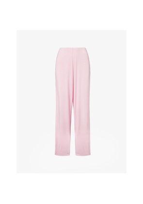 Womens Djerf Avenue Go Slow Wide-Leg Stretch-Jersey Pyjama Trousers