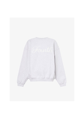 Womens 4th & Reckless Kath Oversized Cotton Sweatshirt
