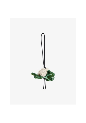 JW Anderson Hand-Crocheted Cauliflower Cotton Bag Charm
