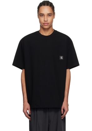 WOOYOUNGMI Black String T-shirt