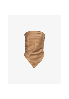 Womens Dissh Percy Scarf Silk Top