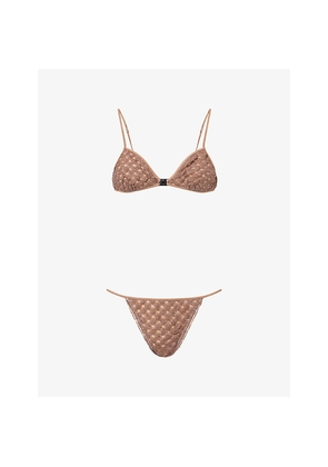 Womens Missoni Metallic-Knit Bikini-Set
