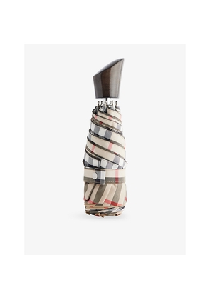 Burberry Checked Folding Compact Umbrella