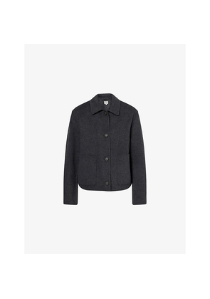 Womens Vince Wool & Cashmere-Blend Short Jacket