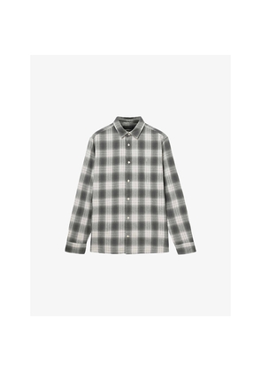 Mens Allsaints Kelby Checked Cotton Shirt