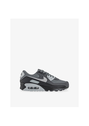 Mens Nike Air Max 90 Leather and Mesh Trainers