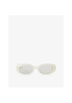 Womens Joseph Bahia Oval-Frame Acetate Sunglasses