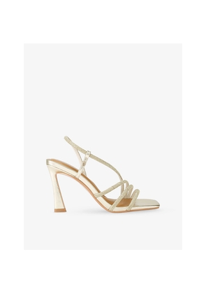 Womens KG Kurt Geiger Sweetie Gem Faux-Leather Heeled Slingbacks